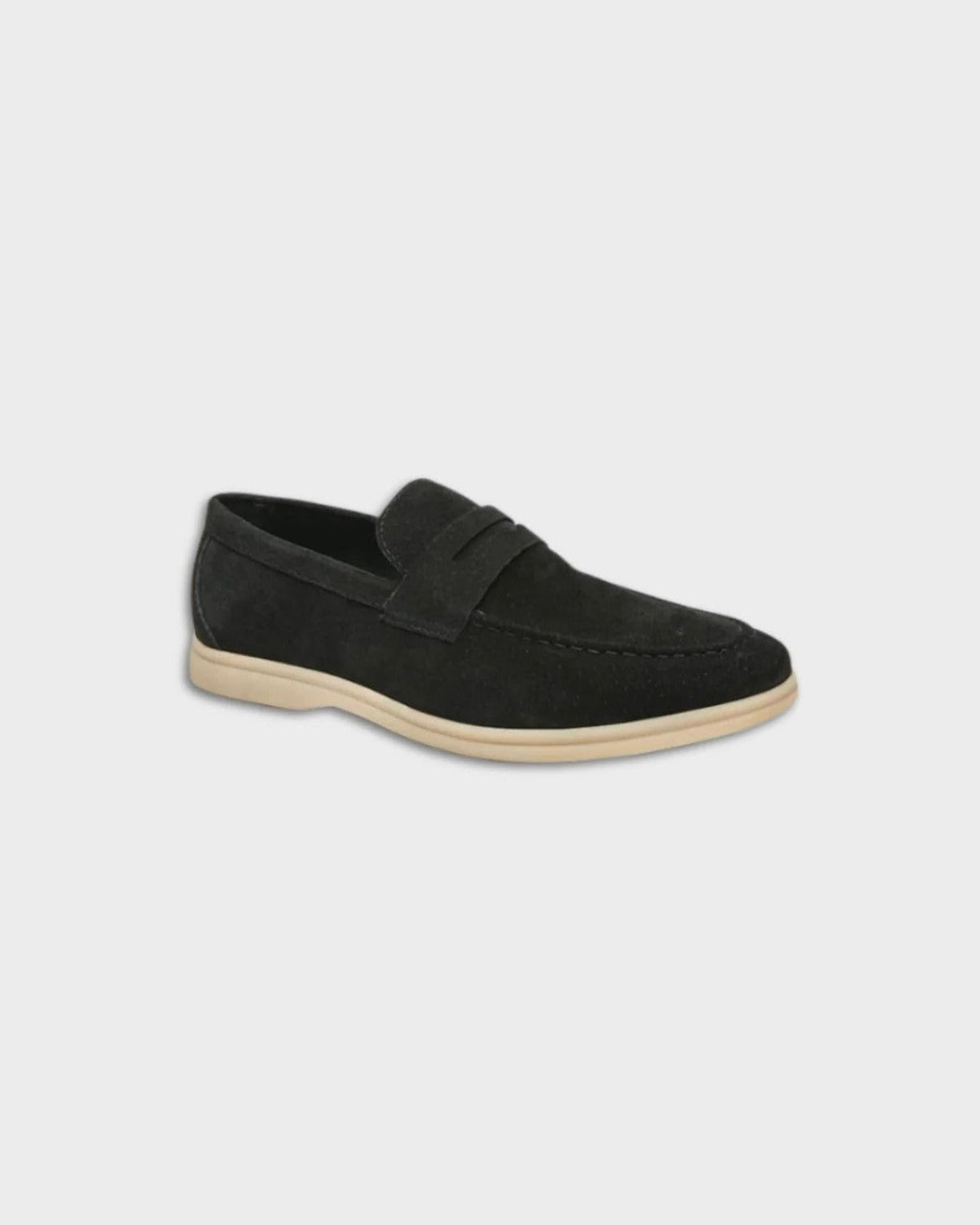 Men's plain slip-on loafers - photo 1