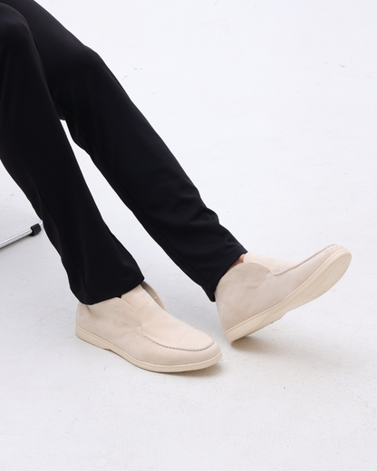 Ankle-High Suede-Look Loafers - photo 6