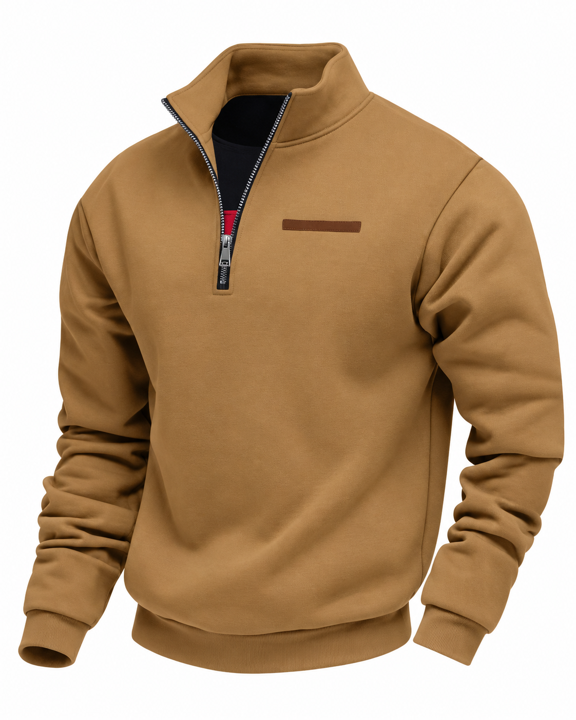 Heavyweight Half-Zip Fleece Sweatshirt - photo 3