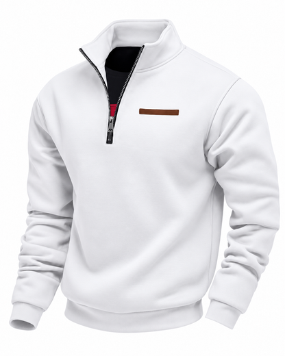 Heavyweight Half-Zip Fleece Sweatshirt - photo 4