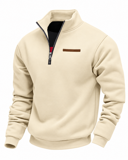 Heavyweight Half-Zip Fleece Sweatshirt - photo 5
