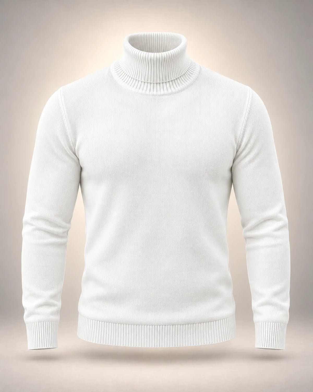 High-Neck Fine Knit Jumper - photo 1