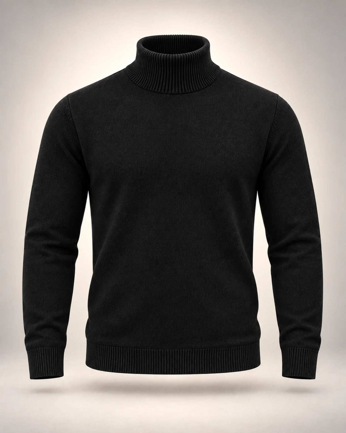 High-Neck Fine Knit Jumper - photo 2