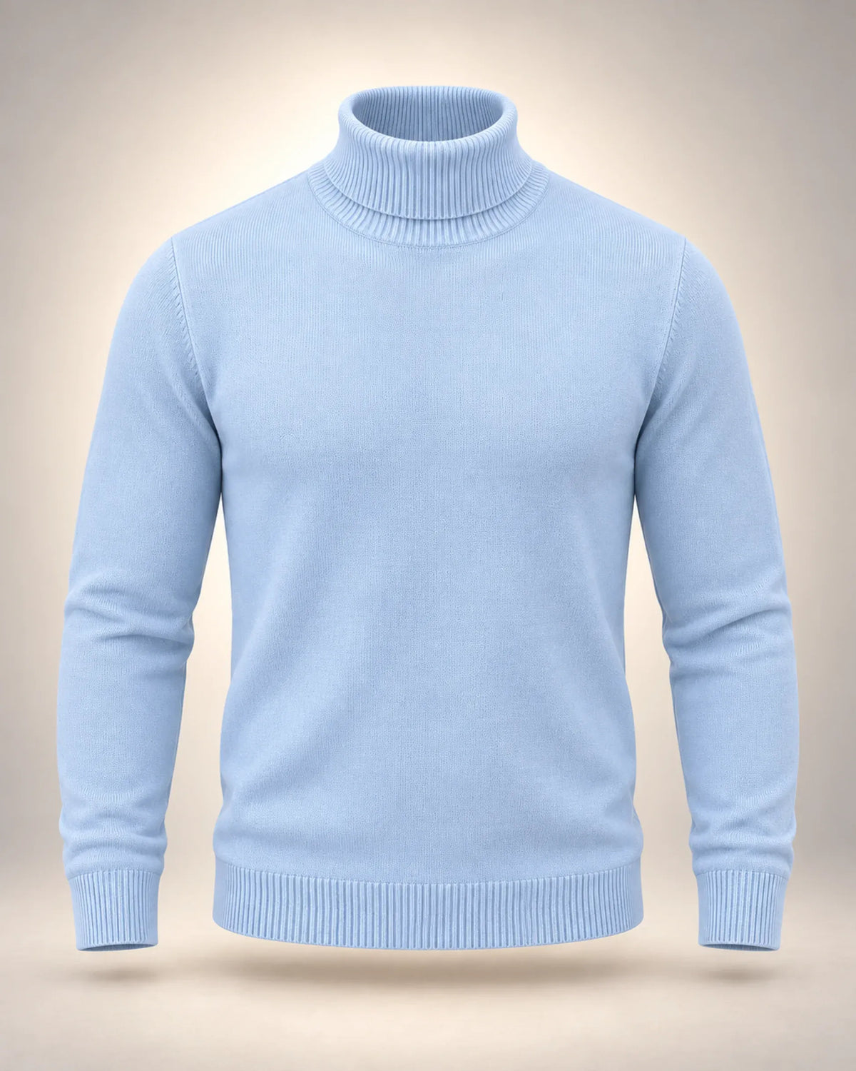High-Neck Fine Knit Jumper - photo 3