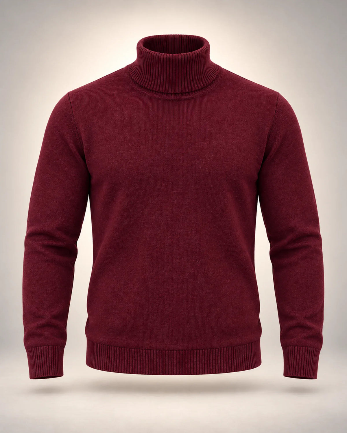 High-Neck Fine Knit Jumper - photo 4