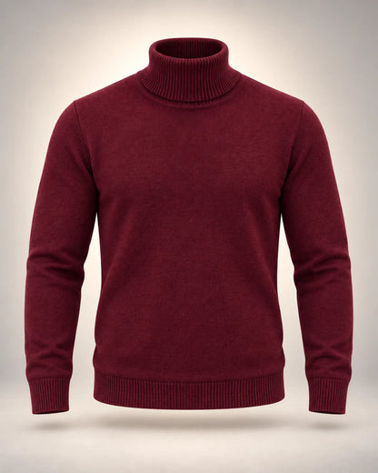 High-Neck Fine Knit Jumper - photo 4