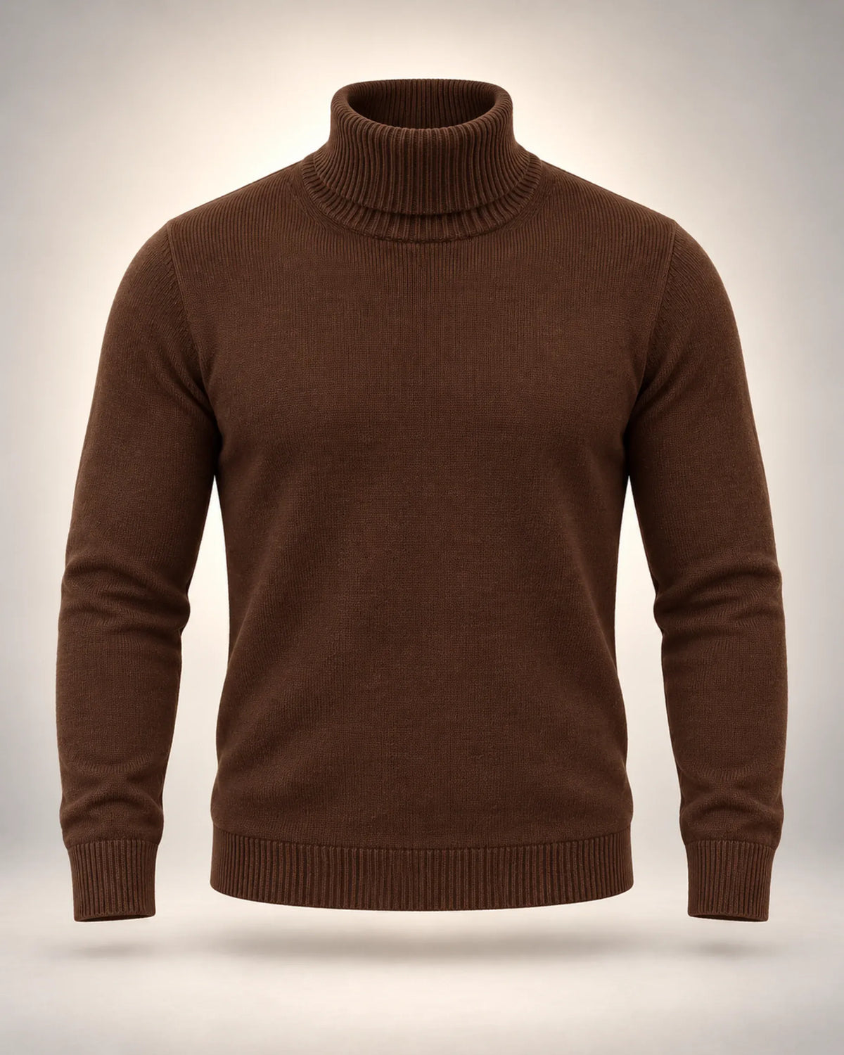 High-Neck Fine Knit Jumper - photo 5