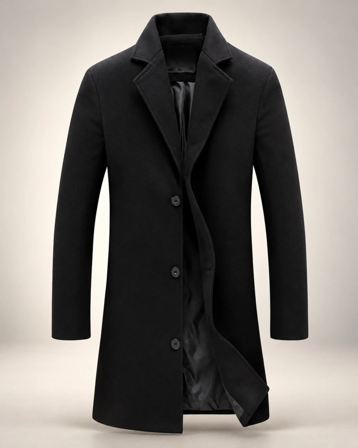 Longline Cotton-Blend Overcoat - photo 2