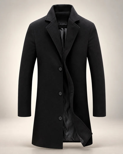 Longline Cotton-Blend Overcoat - photo 2
