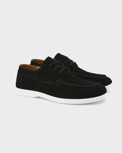 Low-Profile Lace-Up Shoes with Slim Sole - photo 2