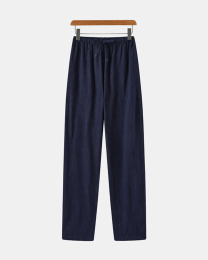 Straight-Leg Linen Drawstring Trousers - photo 3